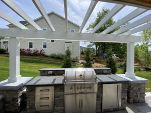 Outdoor Kitchen Delaware Ogio Arbor Pergola Granite