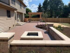 Paver Patio Firepit Pergola Builder Columbus Ohio